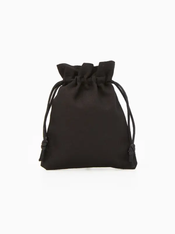 Мешочек подарочный «Хлопок», 10×12 см, чёрный Мешочек подарочный «Хлопок», 10×12 см, чёрный