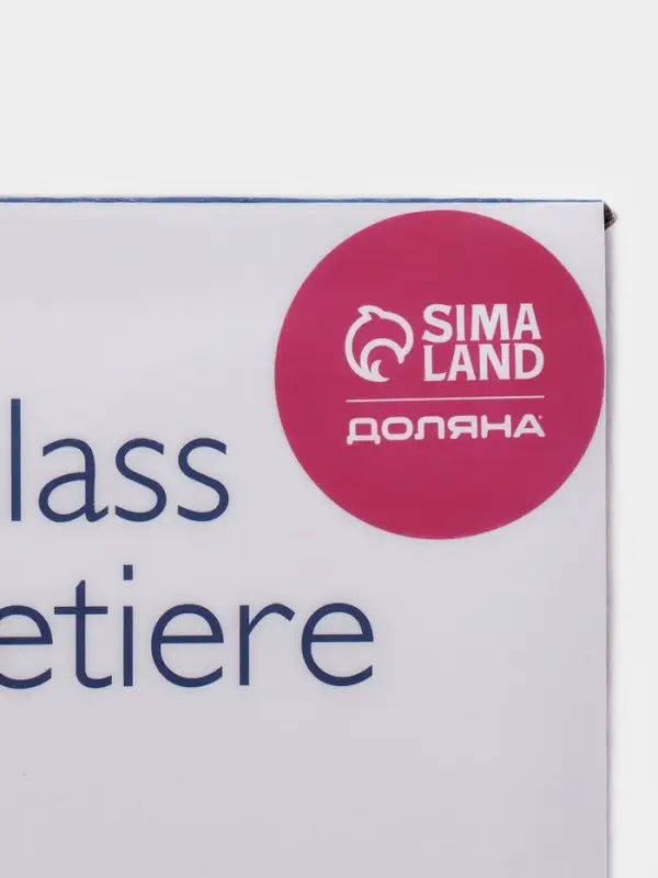 Чайник заварочный френч-пресс Доляна &laquo;Классика&raquo;, 350 мл, стекло, чёрный