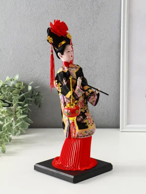 Кукла коллекционная &laquo;Китаянка в национальном платье с китайским фонариком&raquo;, 32&times;12.5&times;12.5 см, МИКС