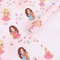 Бумага упаковочная &laquo;Принцесса&raquo;, глянец, 60&times;90 см