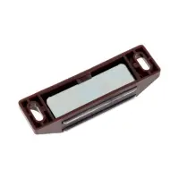 Магнит мебельный M002BR, 60&times;13 мм, средний, коричневый, 4 шт.