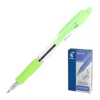 Ручка шариковая Pilot. Super Grip, автоматическая, синий стержень BPGP-10R-F (SG), узел 0.7 мм, на масляной основе, резиновый упор