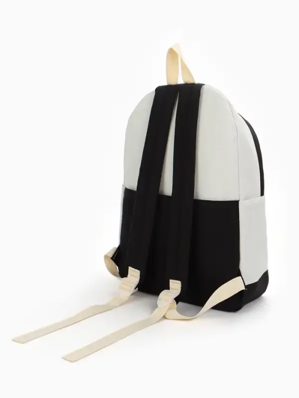 Рюкзак школьный на молнии, с карманами, с рисунком, размер 30&times;14&times;43 см, чёрный