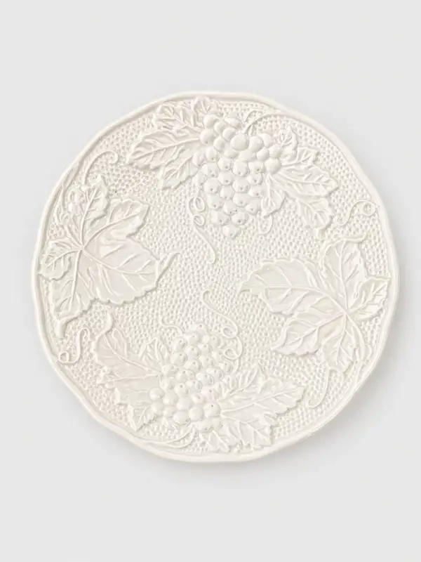 Тарелка Strawberry, d=25 см, фарфор, белая