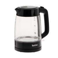 Чайник электрический Tefal KI840830, стекло, 1.7 л, 2200 Вт, чёрный