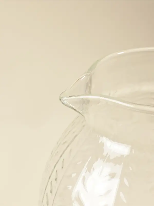 Кувшин SL Home Weath, 1.2 л, жёлтая ручка, стекло, прозрачный