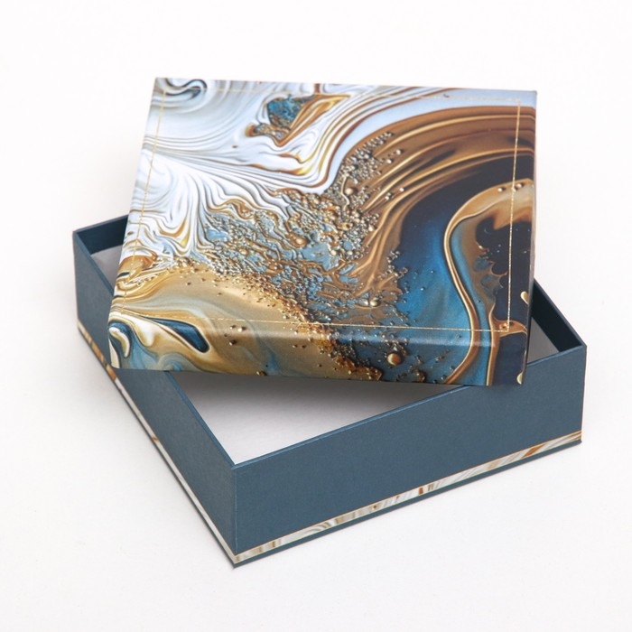 Набор коробок квадратных, 4 в 1 «Мрамор», 20×20×8 см- 14×14×5 см Набор коробок квадратных, 4 в 1 «Мрамор», 20×20×8 см- 14×14×5 см