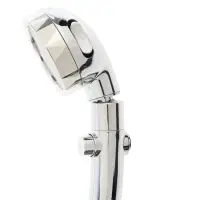 Лейка для душа ZEIN Z0014, пластик/нержавейка, 3 режима, микроскопические точки, цвет хром