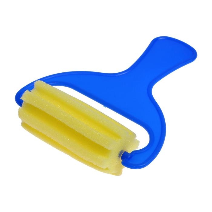 Валик для краски фигурный, поролон, 70 мм, горизонтальные полоски, в пакете Валик для краски фигурный, поролон, 70 мм, горизонтальные полоски, в пакете