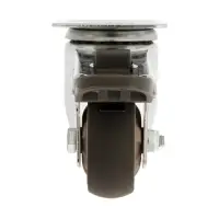 Колесо мебельное CAPPIO, d=50 мм, со стопором, поворотное, мягкий ход, покрытие TPR