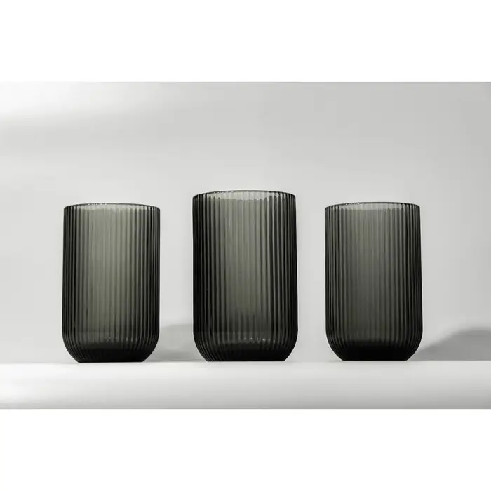 Стаканы SL Home &laquo;Модерн&raquo;, 400 мл, 8&times;13 см, набор 6 шт., стекло, зелёные