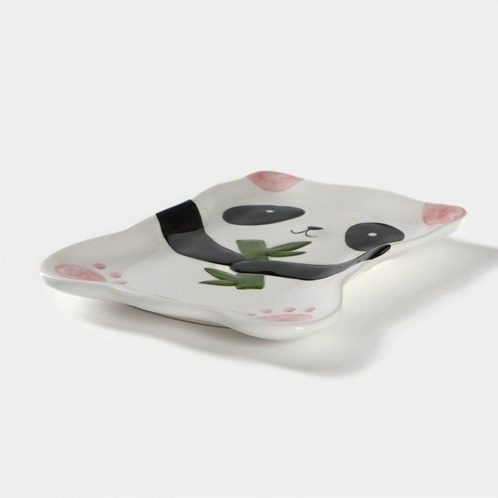 Блюдо сервировочное Доляна «Панда», 20×16 см Блюдо сервировочное Доляна «Панда», 20×16 см