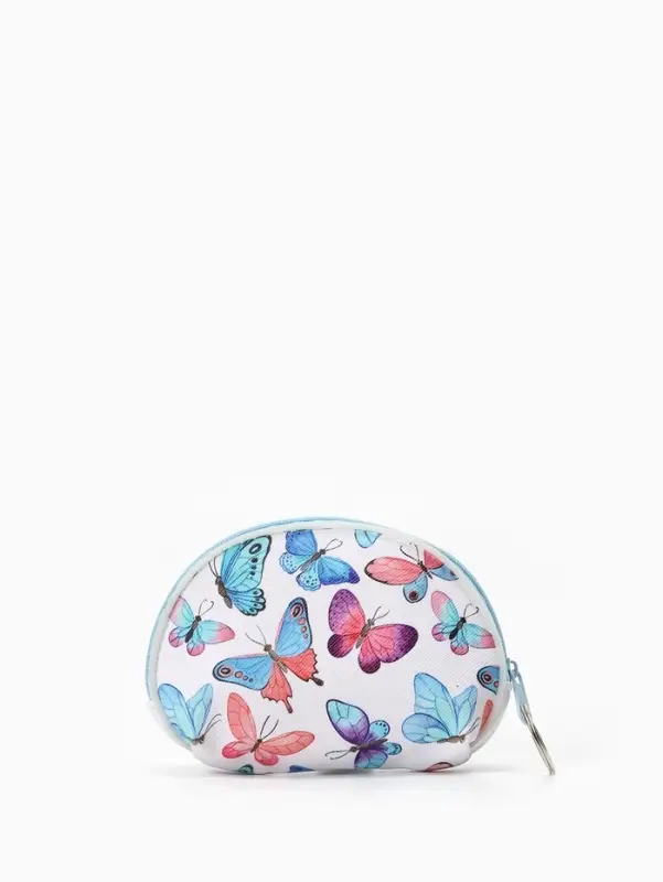 Кошелёк-монетница на молнии, 12&times;3.5&times;8.5 см, МИКС