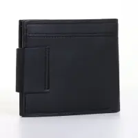 Портмоне мужское, отделение на молнии, на магните, чёрное