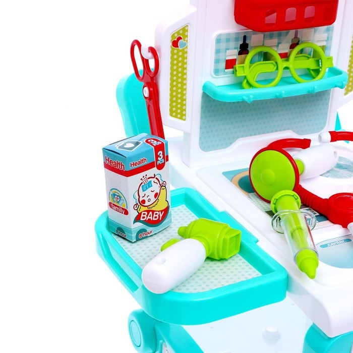 Игровой набор доктора «Столик доктора» с аксессуарами, 3 варианта сборки Игровой набор доктора «Столик доктора» с аксессуарами, 3 варианта сборки