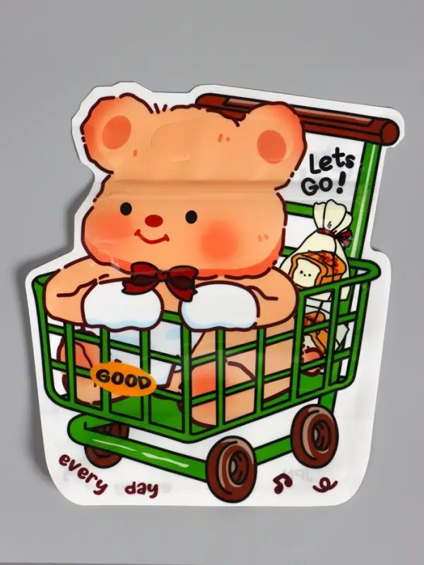 Пакет подарочный, с zip-lock застежкой &laquo;Корги&raquo; с окном, 16&times;18+3.5