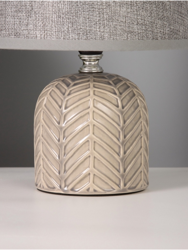 Лампа настольная Лампа настольная "Пегас" 40Вт Е14 серый 16х16х25см