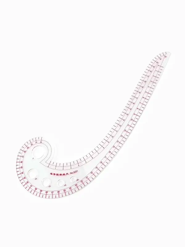 Лекало портновское метрическое &laquo;Улитка&raquo;, 30&times;10.5 см, s=0.5 мм, прозрачное