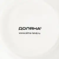 Молочник фарфоровый Доляна &laquo;Зелёный сад&raquo;, 300 мл, 11.5&times;8&times;8 см