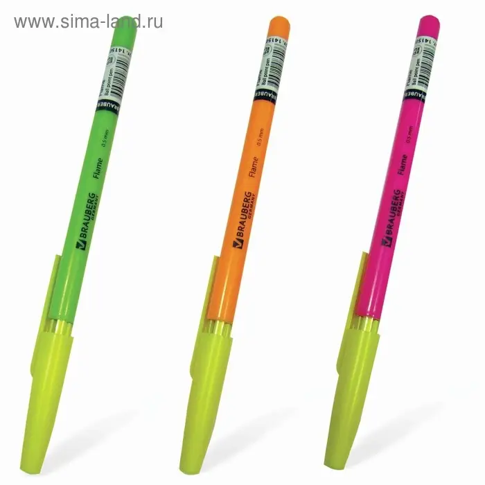 Ручка шариковая 1.0 мм, BRAUBERG Color, чернила синие Ручка шариковая 1.0 мм, BRAUBERG Color, чернила синие