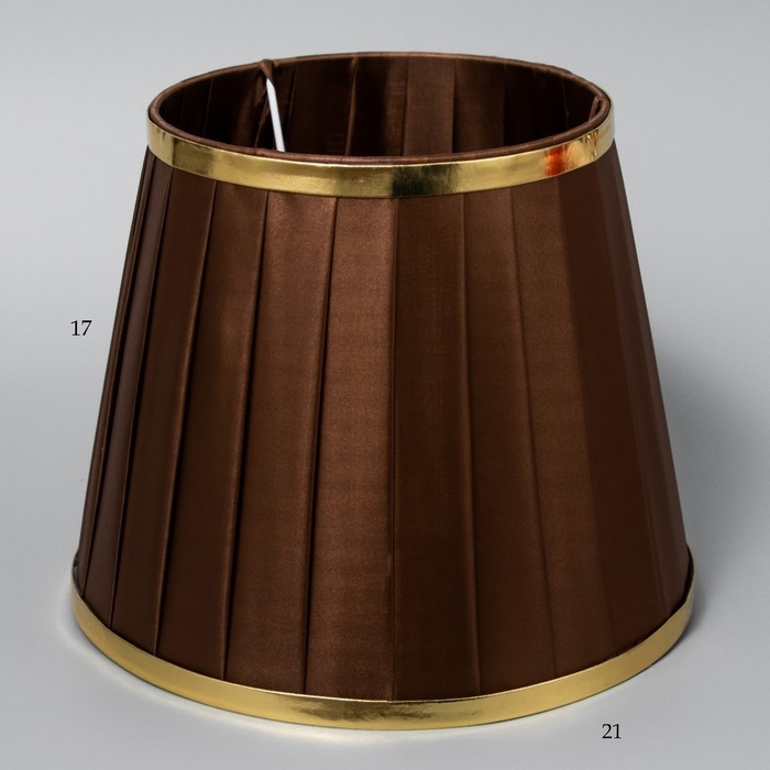 Абажур Е27 кофе 17х21х21 см Абажур Е27 кофе 17х21х21 см