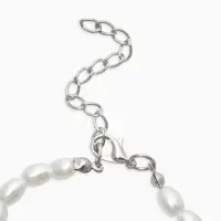 Бусы жемчуг &laquo;Сердце&raquo; керамика, цвет красно-белый, L=40см