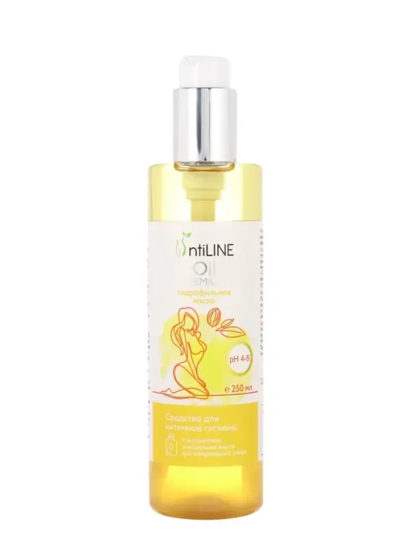 Средство для интимной гигиены IntiLINE Oil Premium, гидрофильное масло, 250 мл