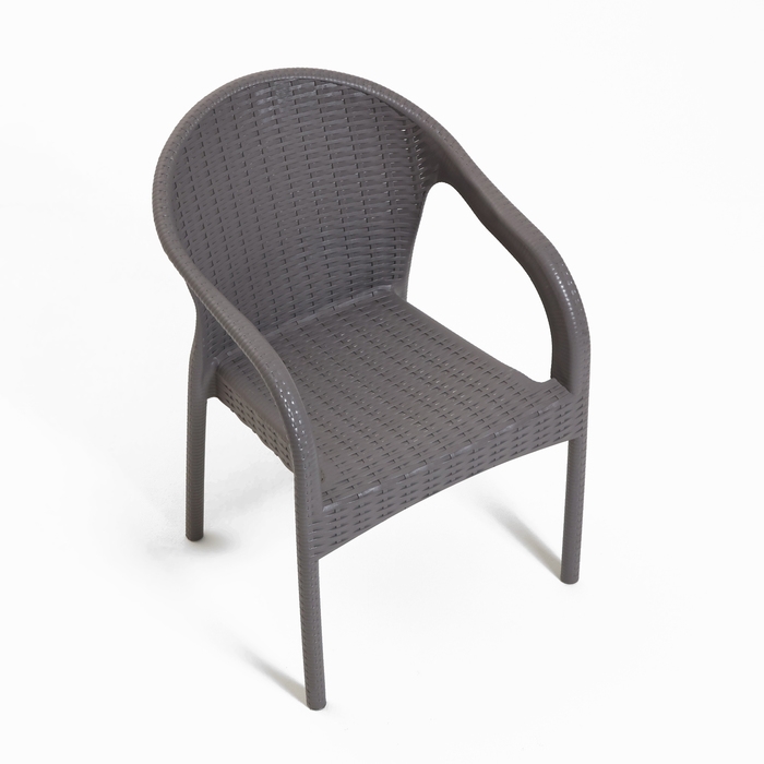 Набор садовой мебели Набор садовой мебели "Феодосия" 5 предметов: стол + 4 кресла, серый