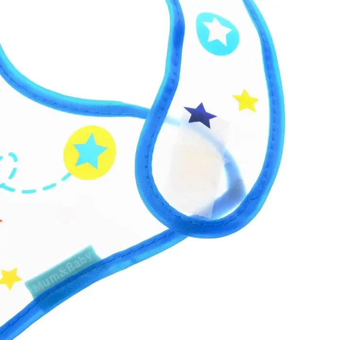 Нагрудник для кормления M&B &laquo;Лучший ребенок&raquo; непромокаемый на липучке, с карманом