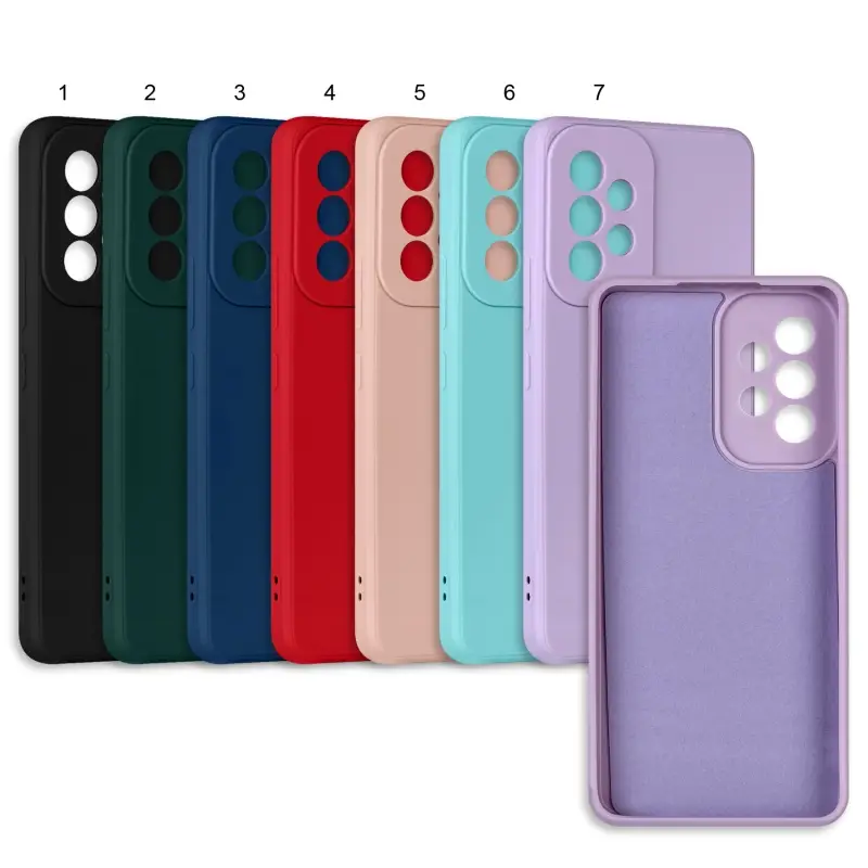 Чехол Samsung A53 цветной силикон Чехол Samsung A53 цветной силикон