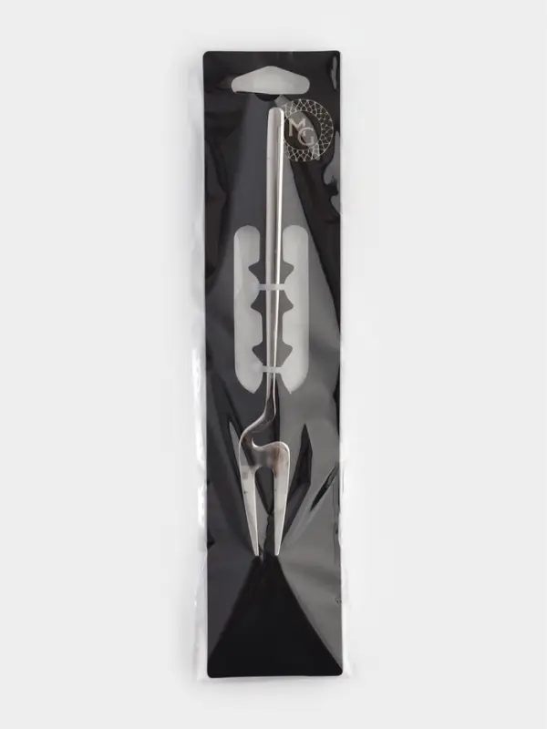 Вилка десертная из нержавеющей стали Magistro Wave, длина 14.7 см, цвет серебряный