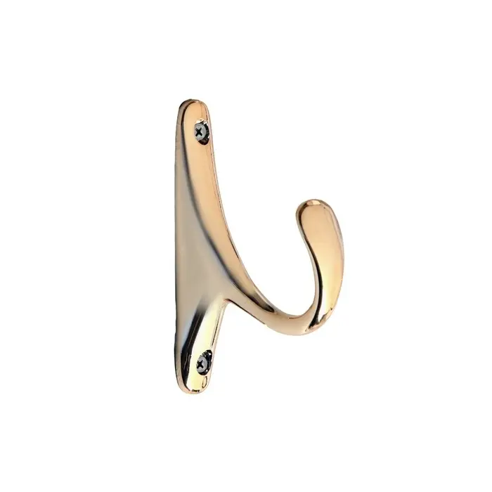 Крючок мебельный CAPPIO STANDART, однорожковый, цвет золото Крючок мебельный CAPPIO STANDART, однорожковый, цвет золото