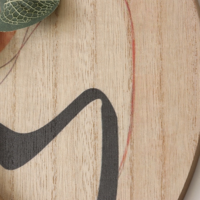 Крючки декоративные дерево Крючки декоративные дерево "Абстракция. Фрукт. Цветок" 1,5х23,4х22,5 см