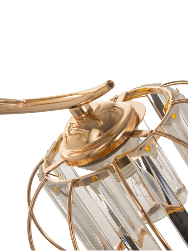 Люстра Люстра "Переливы" 2х40Вт Е27 золото