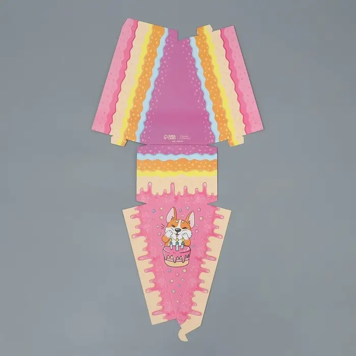 Коробка для торта, кондитерская упаковка «Корги», 15.5 х 8.5 х 8.5 см Коробка для торта, кондитерская упаковка «Корги», 15.5 х 8.5 х 8.5 см