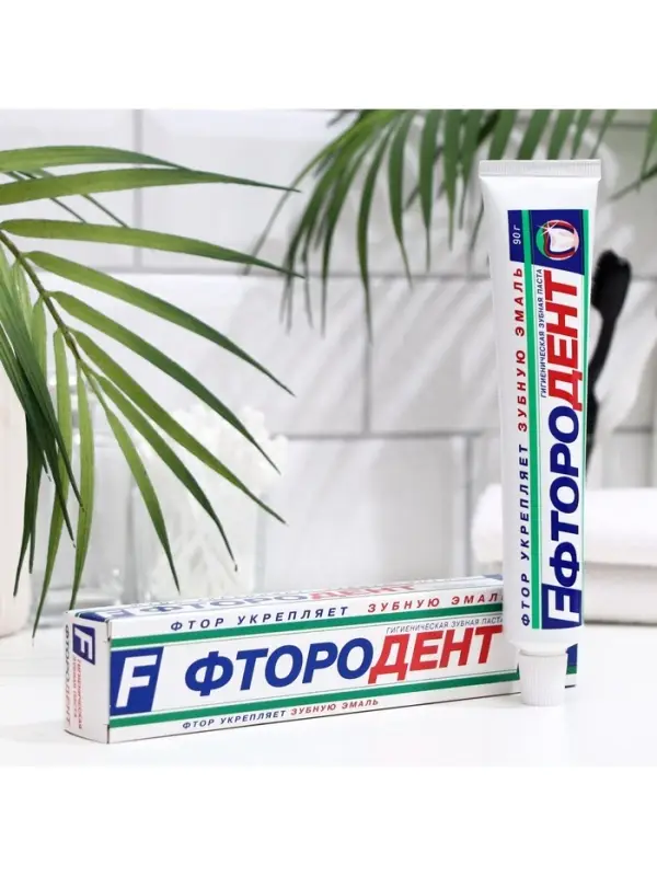 Зубная паста &laquo;Фтородент&raquo;, в упаковке, 90 г