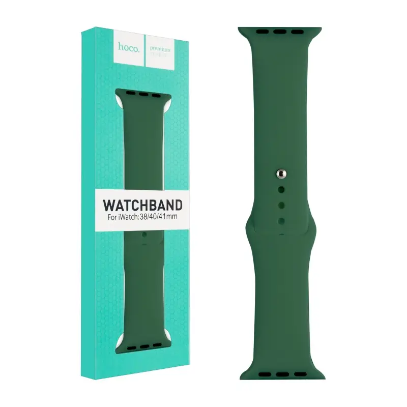 Ремешок для Apl watch 38/40/41mm WA01 Flexible series classic sports silicone stap alfalfa HOCO