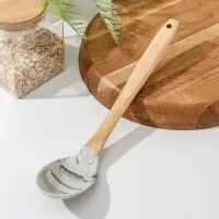 Ложка гарнирная Доляна «Марни», силикон, 32,5×6 см Ложка гарнирная Доляна «Марни», силикон, 32,5×6 см