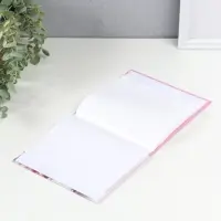 Фотоальбом на 40 фото 10х15 см "Сердце и розовая роза с бабочкой" в коробке 4,5х14х17 см