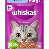 Влажный корм Whiskas для кошек, рагу треска,  75г