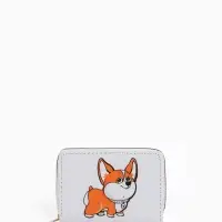 Кошелёк детский Выбражулька &laquo;Корги&raquo;, на молнии, белый