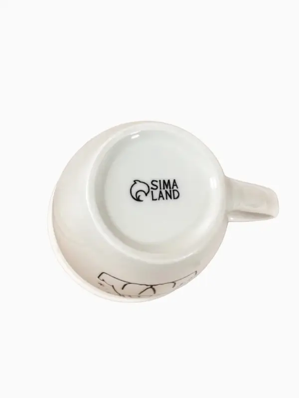 Кружка чайная керамическая «Мишка», 500 мл, ручная работа