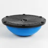 Полусфера BOSU гимнастическая ONLYTOP, с насосом, 46&times;20 см, синяя