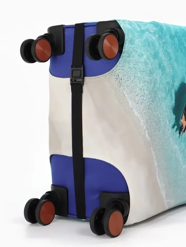 Чехол для чемодана &laquo;Море&raquo;, 28", разноцветный