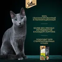 Влажный корм Sheba Natures для кошек, пауч, утка/яблочное рагу, 75 г