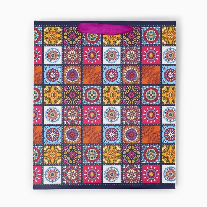 Пакет подарочный ламинированный вертикальный, упаковка, «Мозайка», ML 23 х 27 х 11,5 см Пакет подарочный ламинированный вертикальный, упаковка, «Мозайка», ML 23 х 27 х 11,5 см