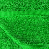 Набор полотенец махровых Luscan/бордюр 400г/м2, 70х140 салат, 5 шт/уп