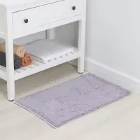 Коврик для дома LaDо́m, букли, ворс 2.5 см, плотность 1400 г, 50&times;80 см, сиреневый
