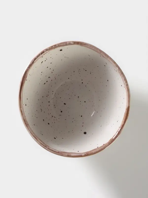 Салатник Хорекс Punto bianca, 600 мл, d=15 см, фарфор, белый