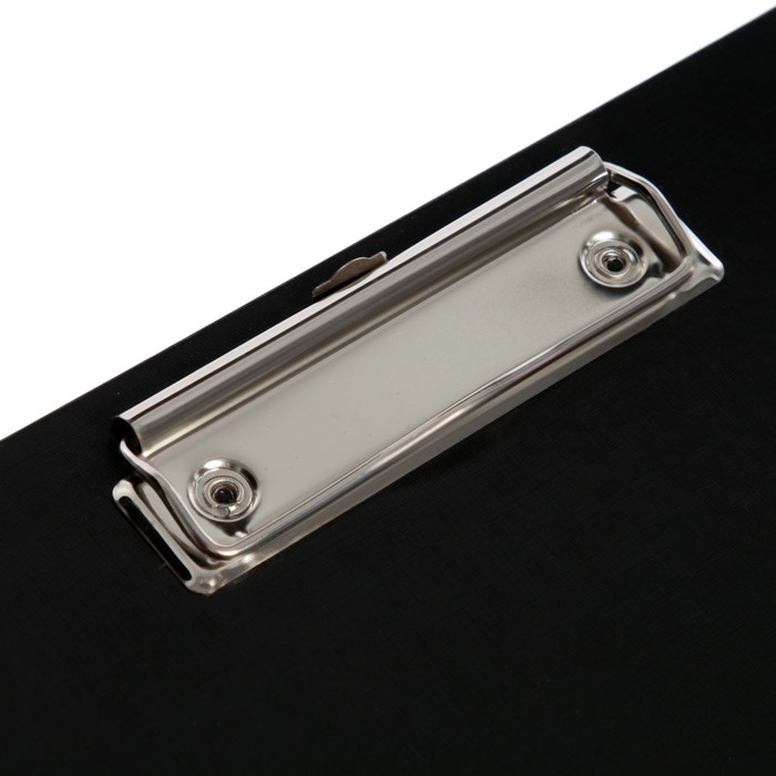 Планшет с зажимом А4, 2 мм, Calligrata прочный, картон/бумвинил, черный (клипборд) Планшет с зажимом А4, 2 мм, Calligrata прочный, картон/бумвинил, черный (клипборд)